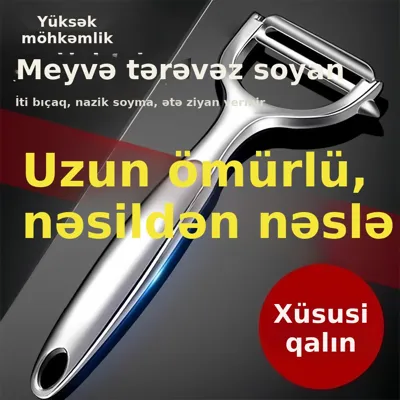 Paslanmayan polad kartof soyan
