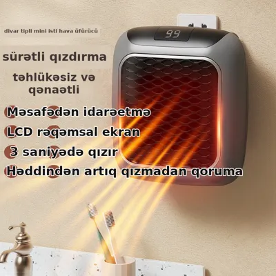 Divar istiliyi mini divara quraşdırılan ofis üçün taymerli