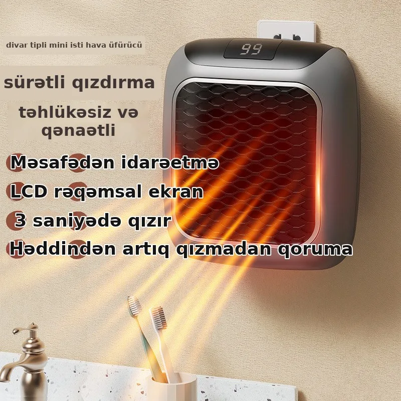 Divar istiliyi mini divara quraşdırılan ofis üçün taymerli