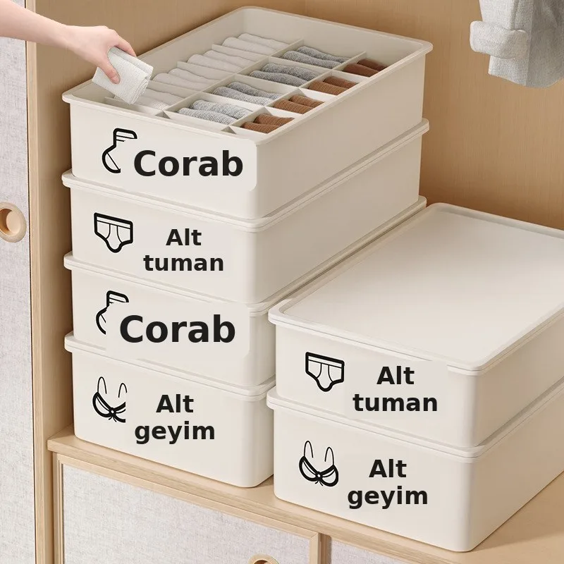 İç paltarı və corab saxlama qutusu