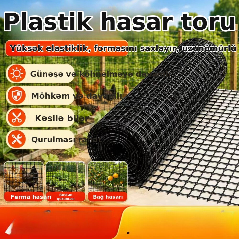 Ferma üçün qalın plastik tor