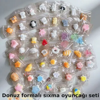 Donuz formalı antistress çanta asması
