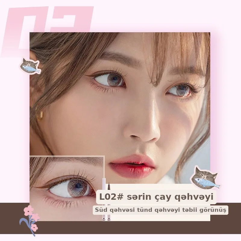 Eyeliner qələmi, su davamlı, asan çəkilən, şəkil 3