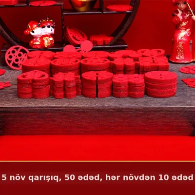 Toy yatağı üçün konfeti bəzək, mini