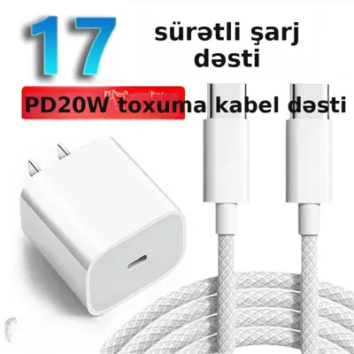 20W sürətli şarj adapteri
