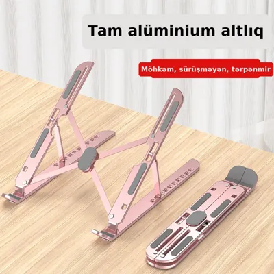 Noutbuk altlığı, alüminium, soyutucu