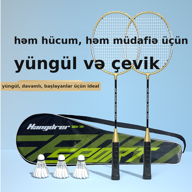 Badminton raketi dəsti, başlanğıc üçün