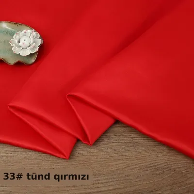 Satin parça, qalınlaşdırılmış, astar üçün